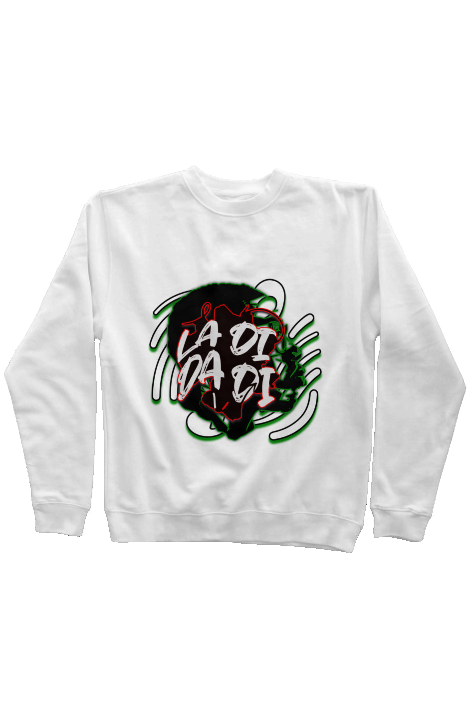 La Di Da Di_2 White Independent Mid Weight Sweats