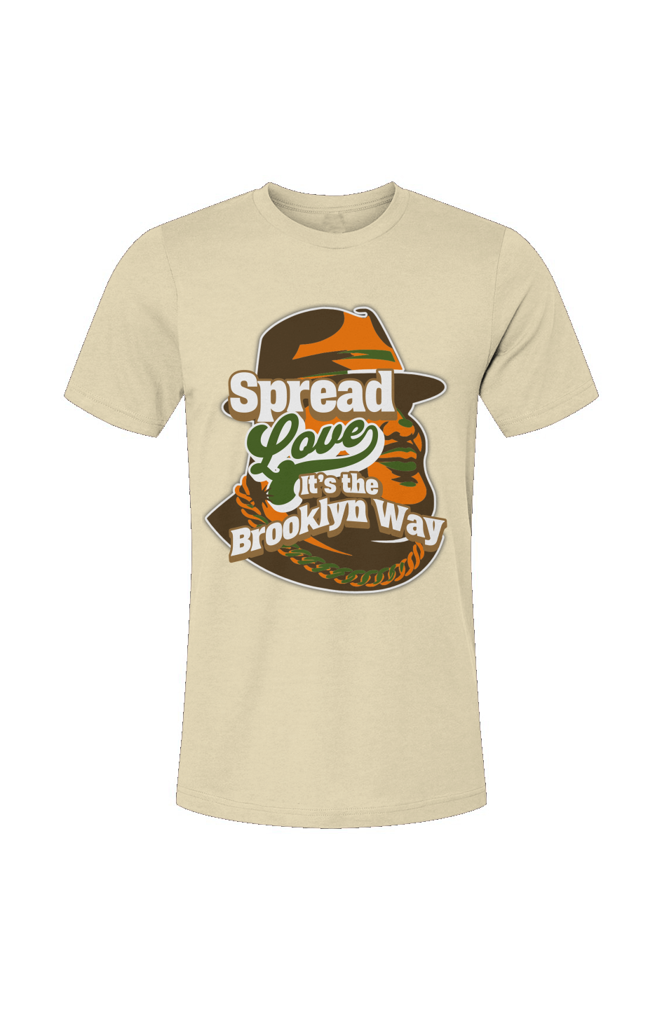 SpreadLoveCamo2 Soft Cream Unisex Jersey T-Shirt