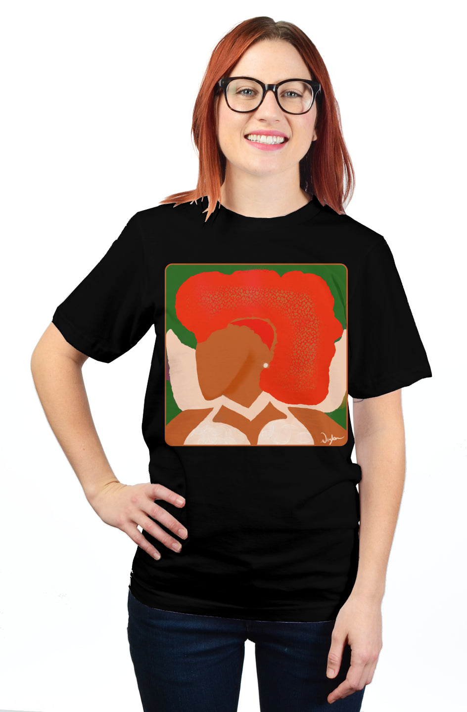 wizdomisms_she be trojan_(black)unisex t shirt