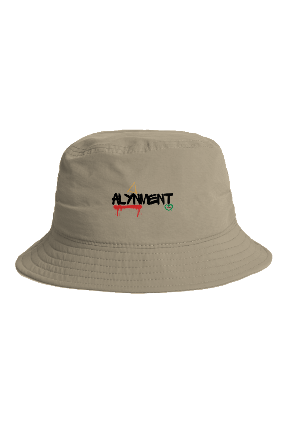 Alynment Logo Embroidered Nylon Bucket Hat