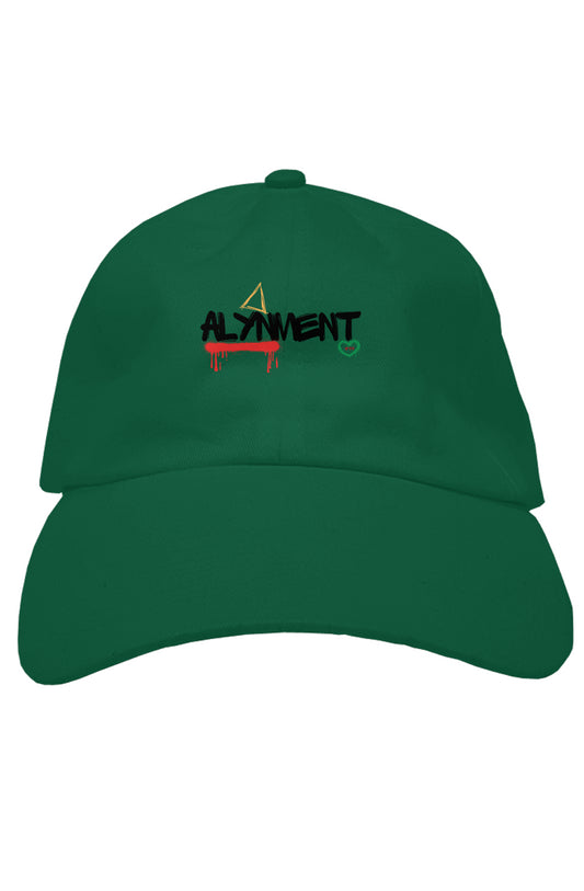 Logo Green premium dad hat