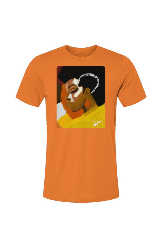 wizdomism1_orange Unisex Jersey T-Shirt