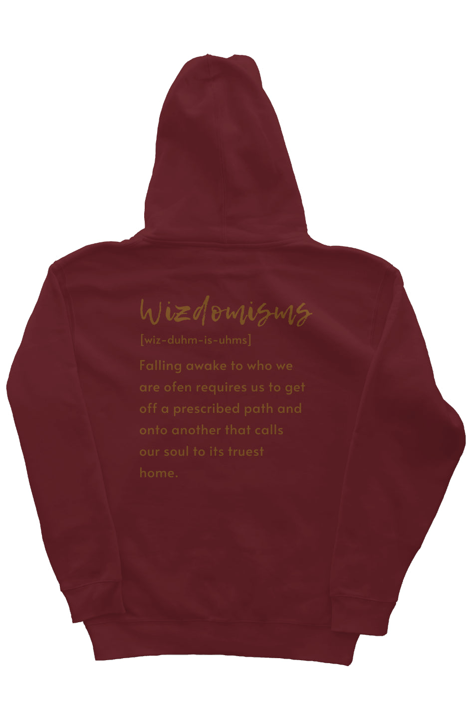 wizdomism1_maroon independent heavyweight pullover