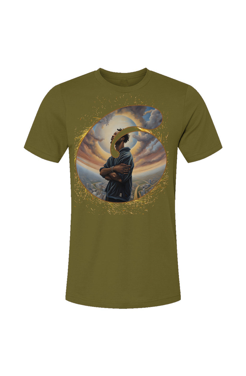 Escobar_3 Olive Unisex Jersey T-Shirt