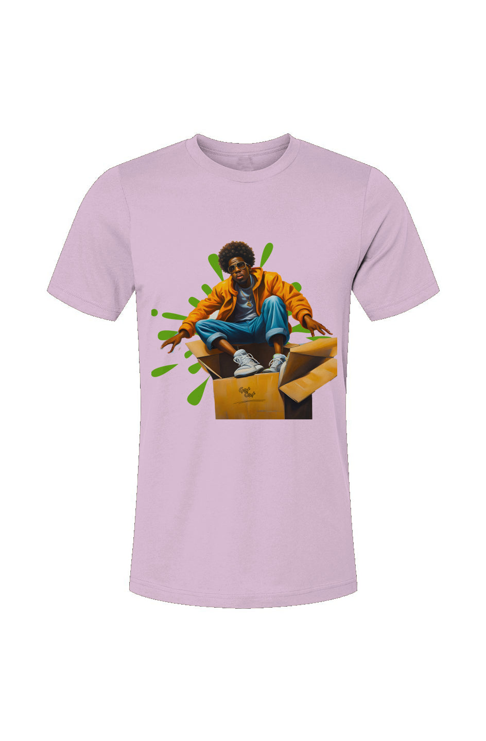 Unboxed_Male_1 Lilac Unisex Jersey T-Shirt