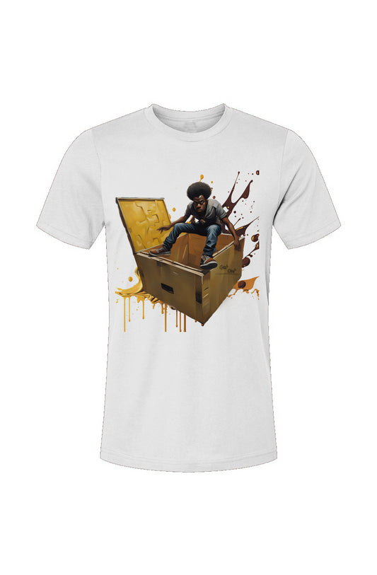 Unboxed_Male_2 White Unisex Jersey T-Shirt