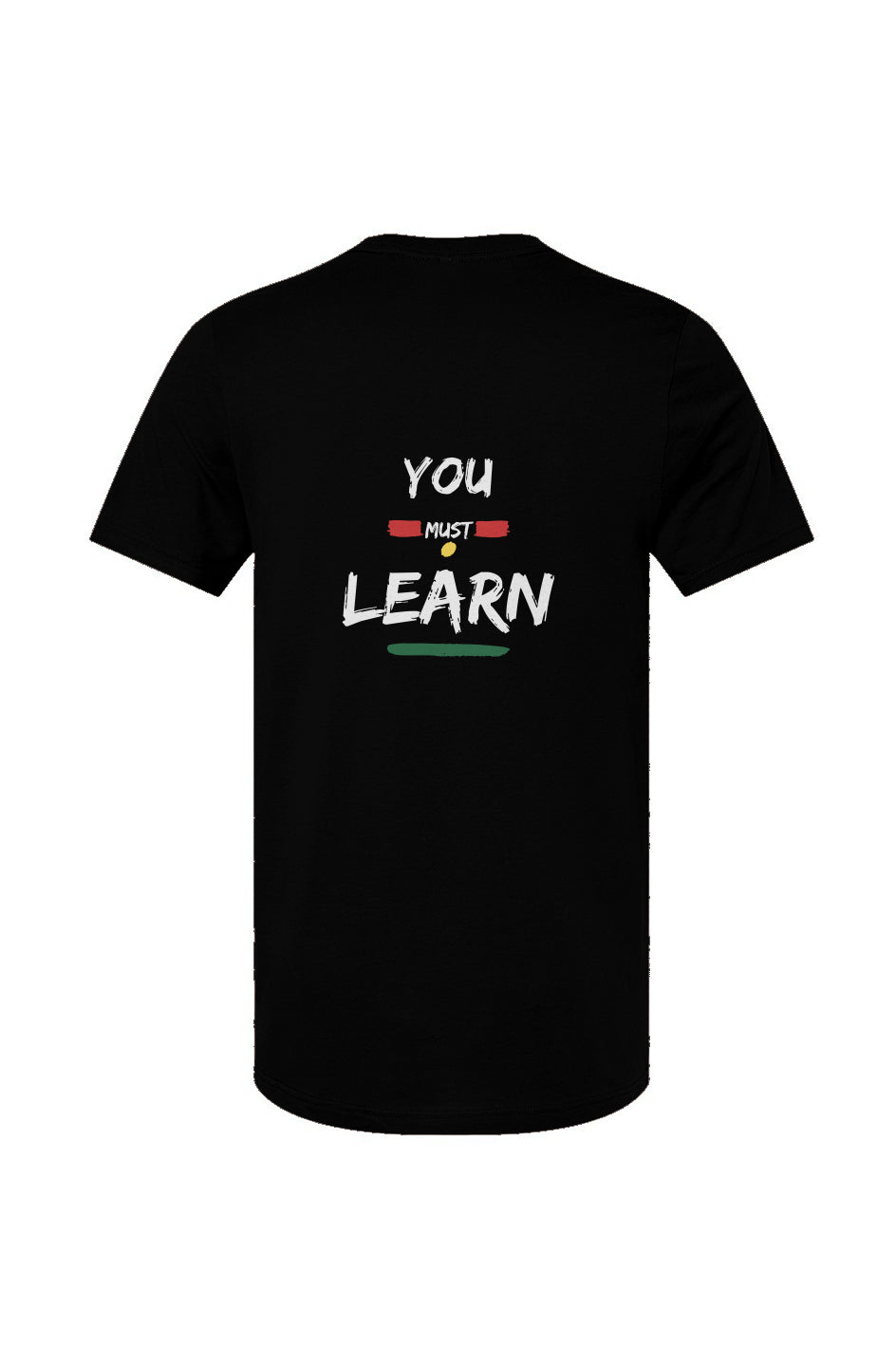 YouMustLearn_2 Black Unisex Jersey T-Shirt