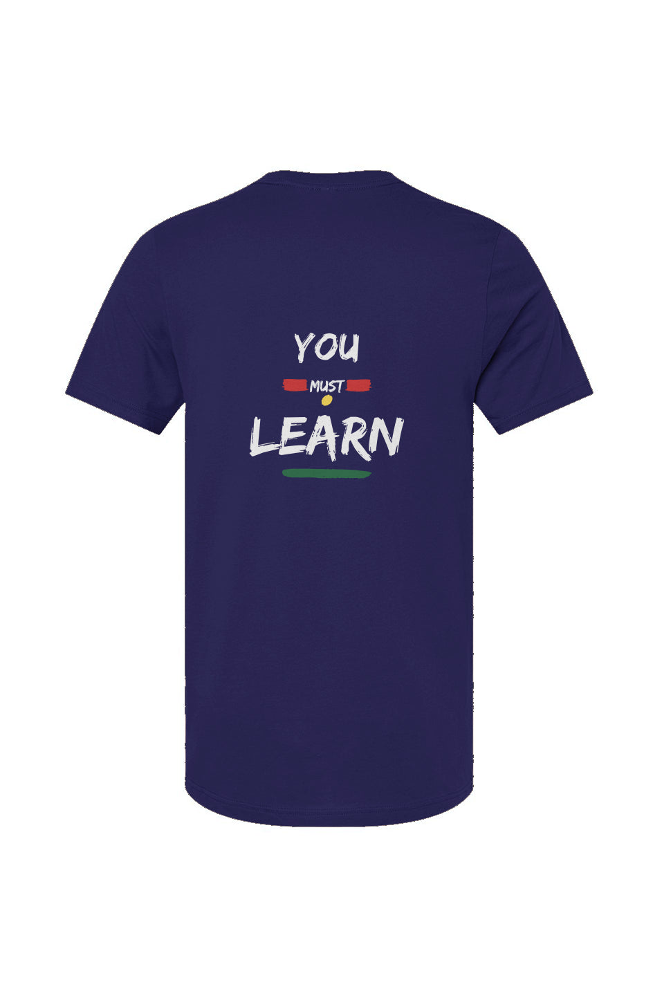 YouMustLearn_2 Navy Unisex Jersey T-Shirt