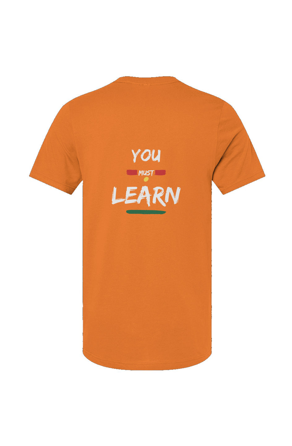 YouMustLearn_2 Orange Unisex Jersey T-Shirt