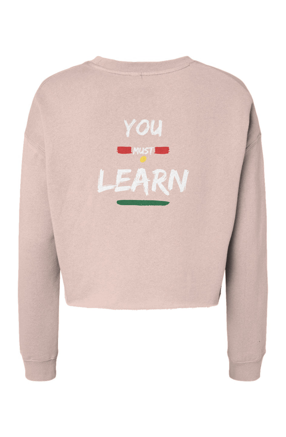 YouMustLearn_3 Blush Lightweight Cropped Crew