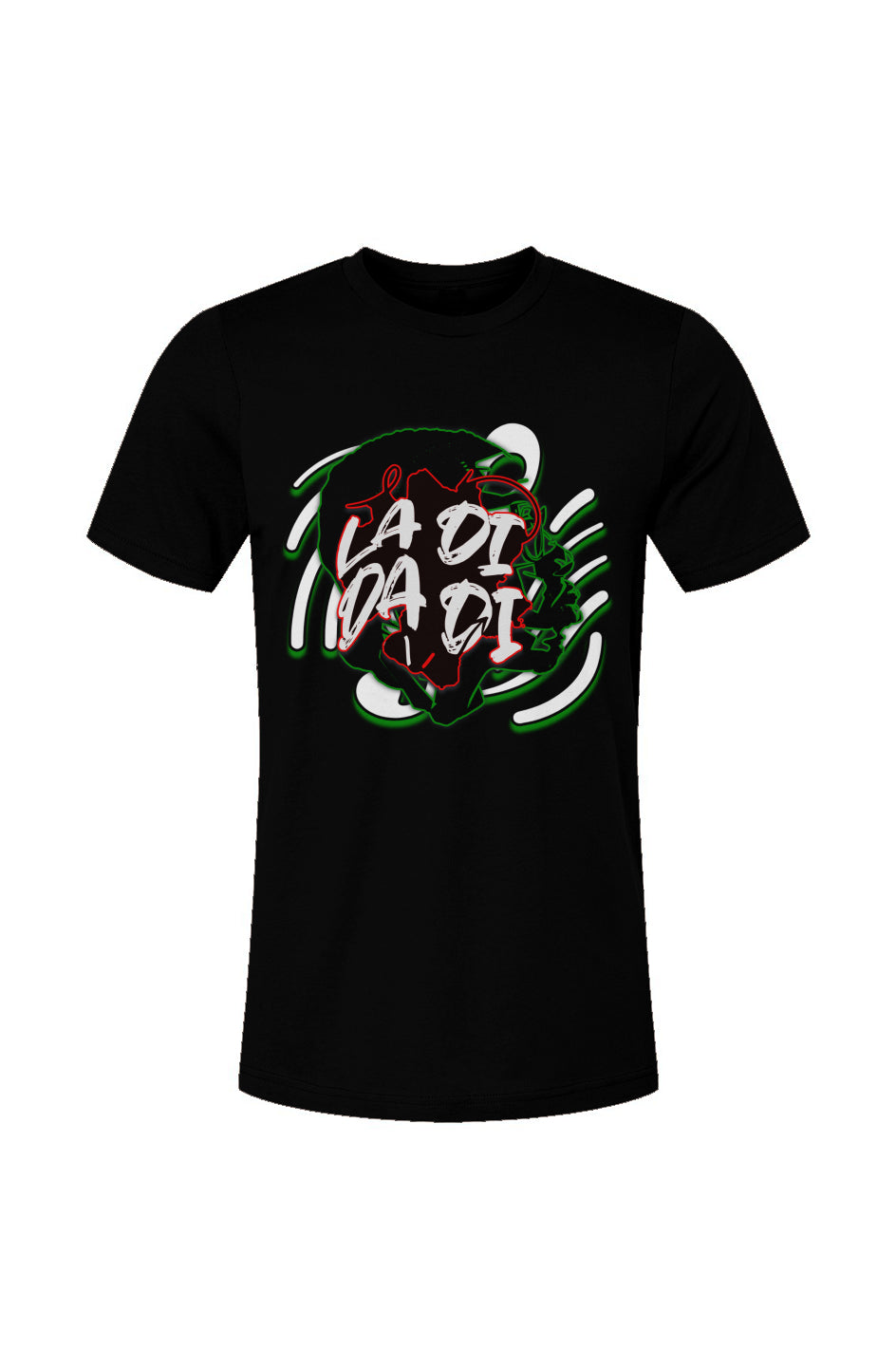 La Di Da Di_2  Black Unisex Jersey T-Shirt