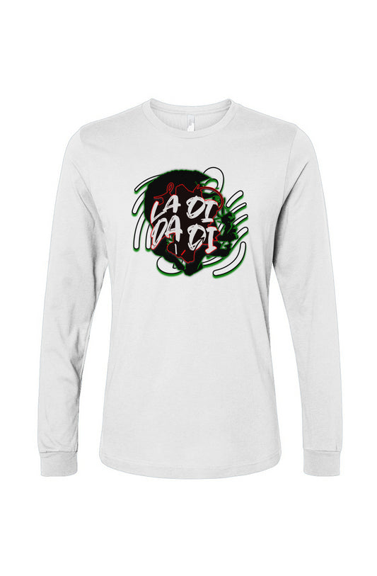 La Di Da Di_2 White Unisex Jersey Long Sleeve Tee