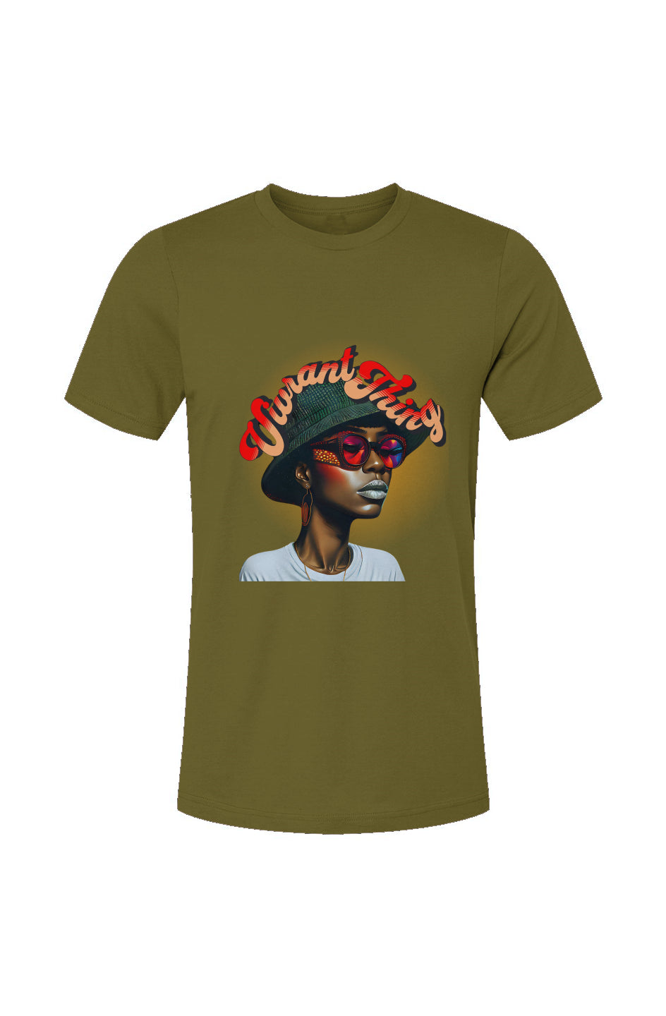 Vivrant Thing_1 Olive Unisex Jersey T-Shirt