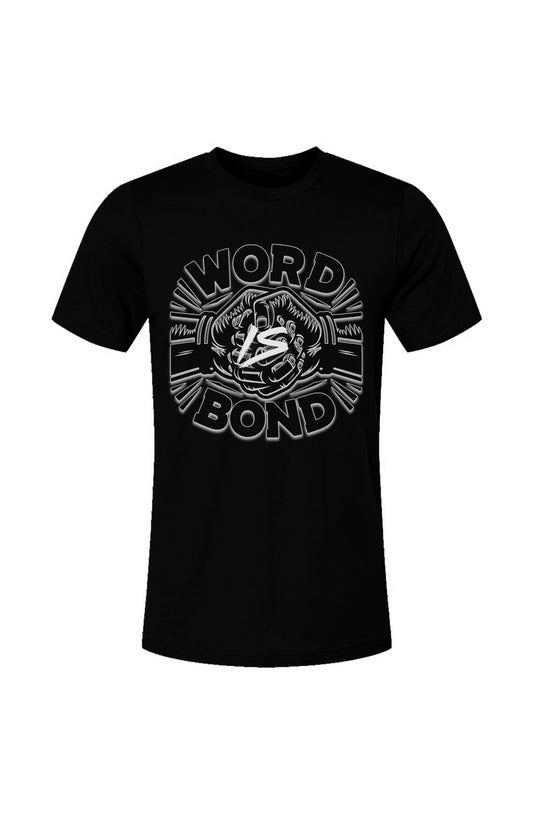 WordIsBond Black-White Unisex Jersey T-Shirt