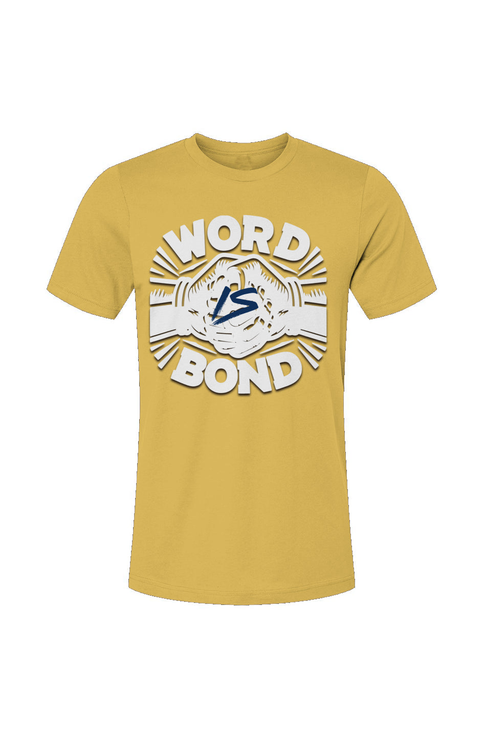 WordIsBond Maize_blue Unisex Jersey T-Shirt