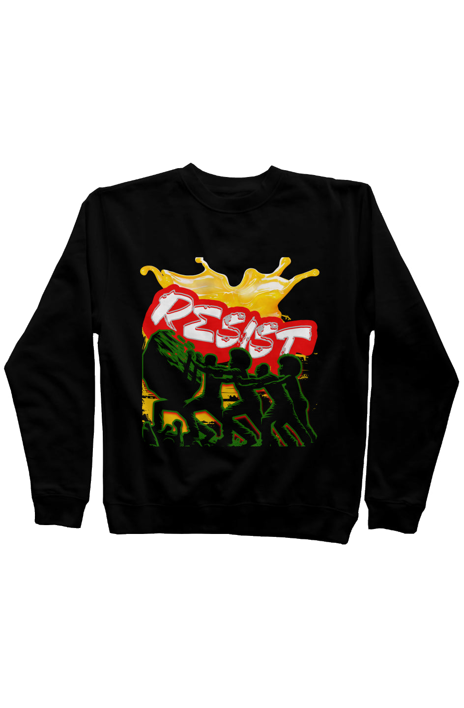 Resist_Black Independent Mid Weight Sweatshirt