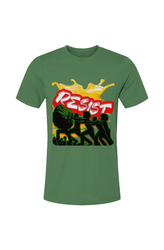 Resist Leaf Green Unisex Jersey T-Shirt