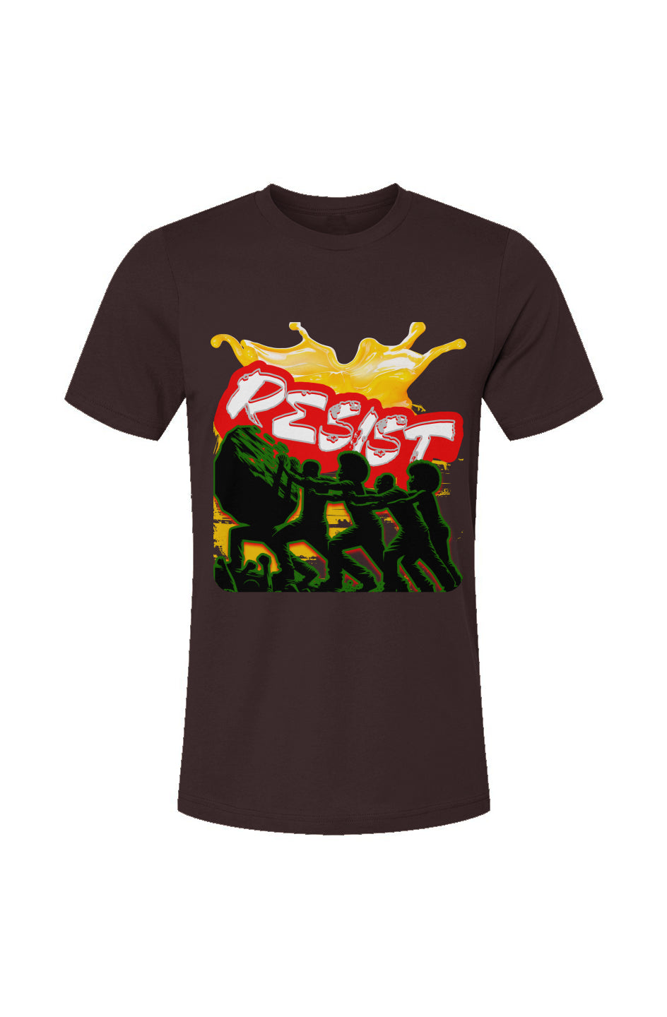 Resist Oxblood Unisex Jersey T-Shirt