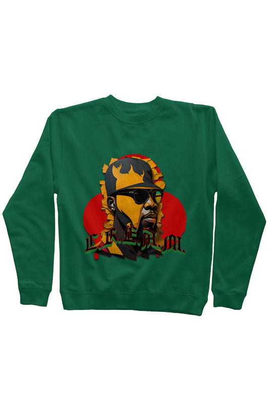 C.R.E.A.M. Dark Green Independent Mid Weight Sweat