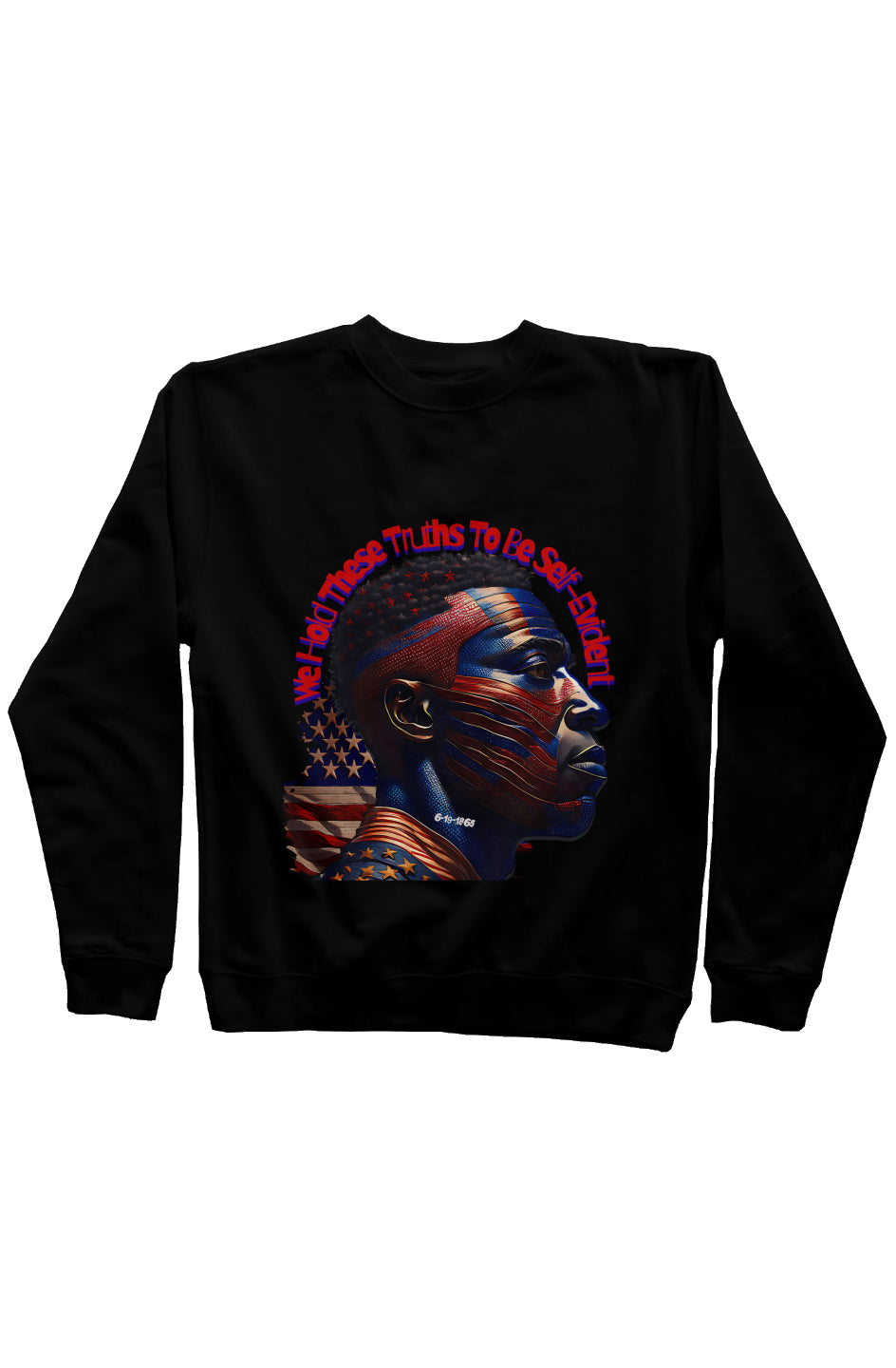 Juneteenth1 Black Independent Mid Weight Sweatshir