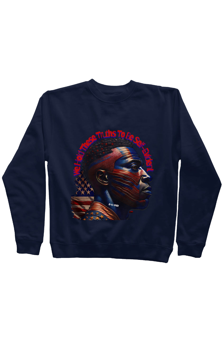 Juneteenth1 Navy Independent Mid Weight Sweatshirt