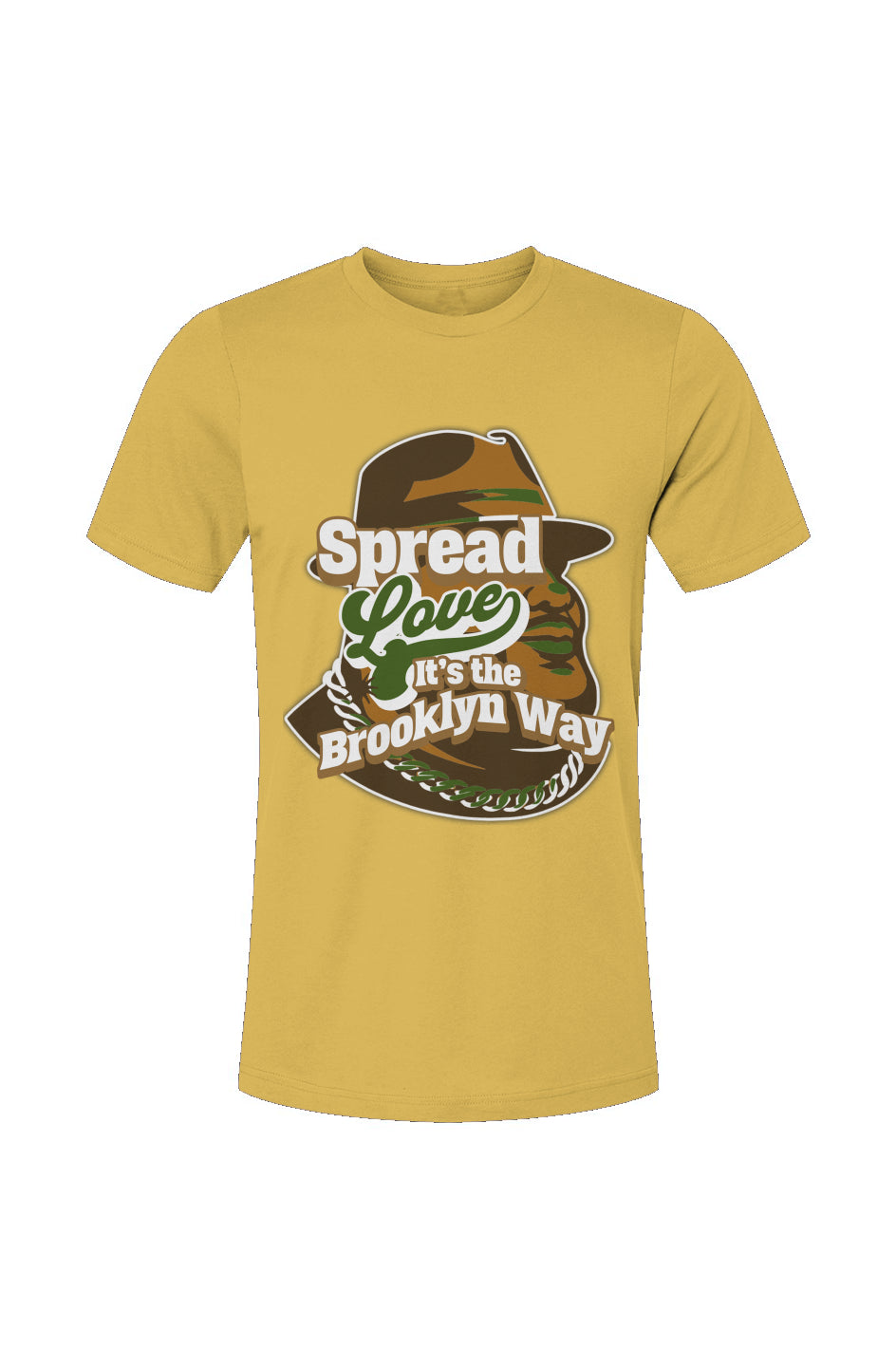 SpreadLoveCamo1 Maize Unisex Jersey T-Shirt