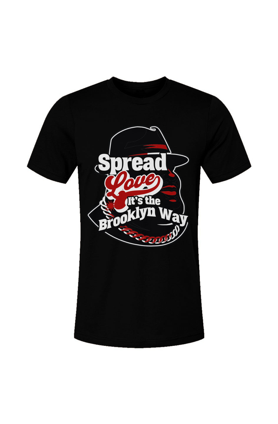 SpreadLoveDuoRed Black Unisex Jersey T-Shirt