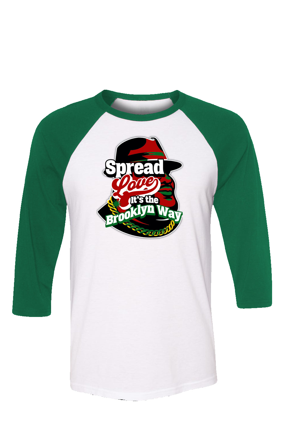 spreadloveunity_green Baseball Tee