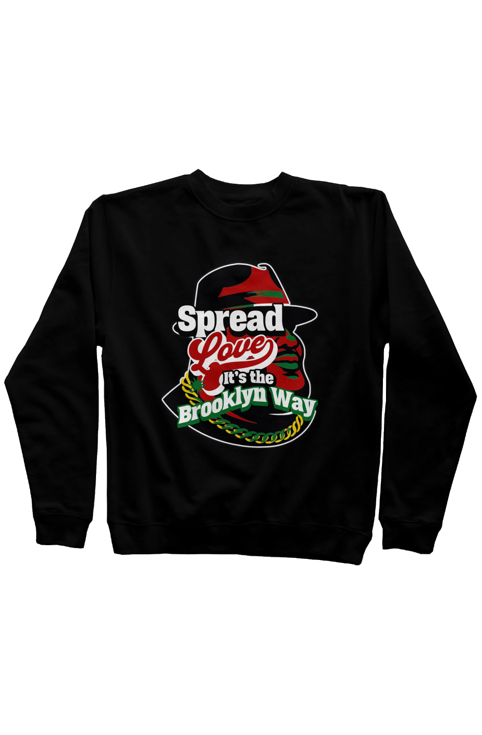 spreadloveunity_black Independent Mid Weight Sweat