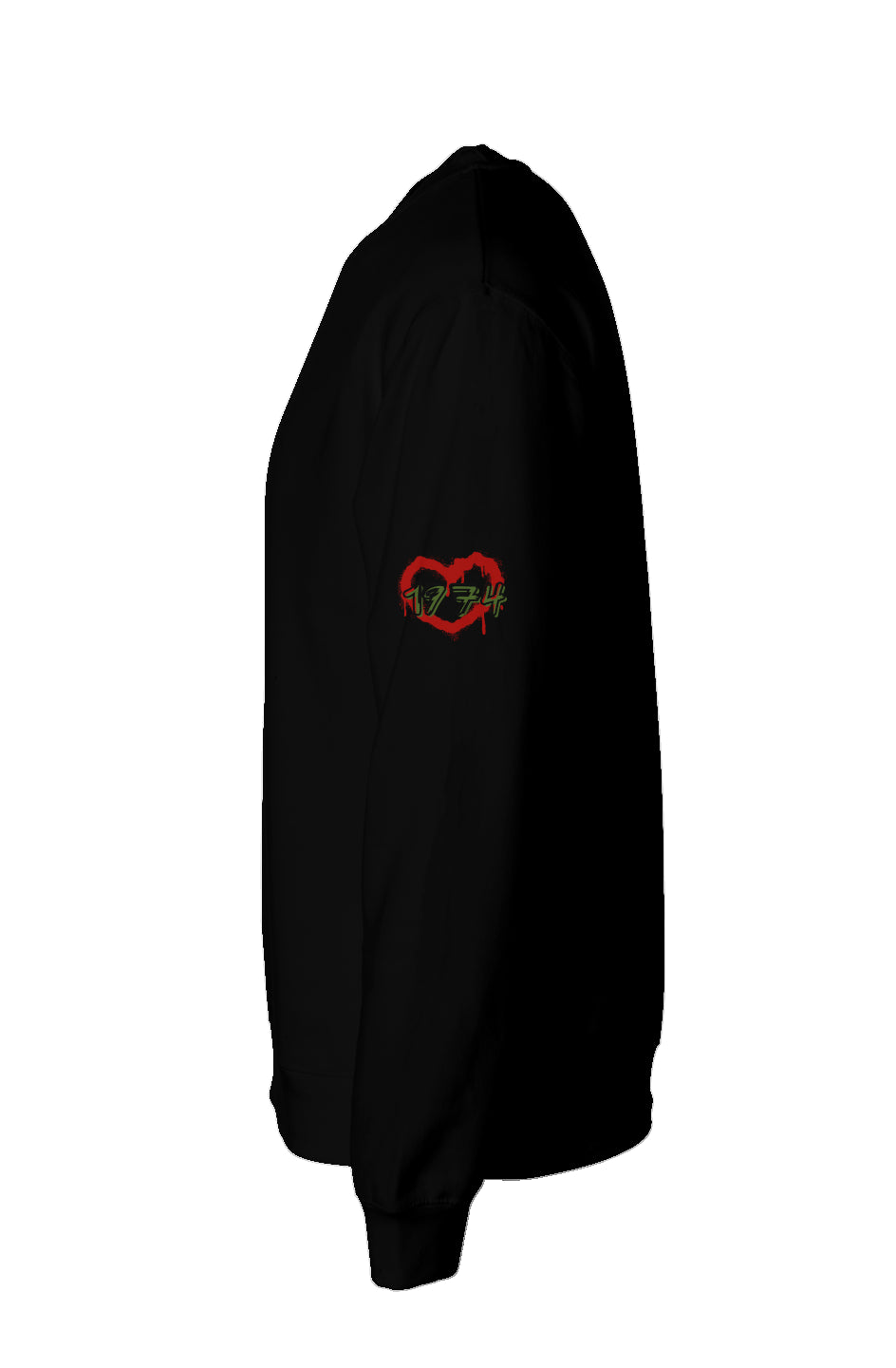 spreadloveunity_black Independent Mid Weight Sweat