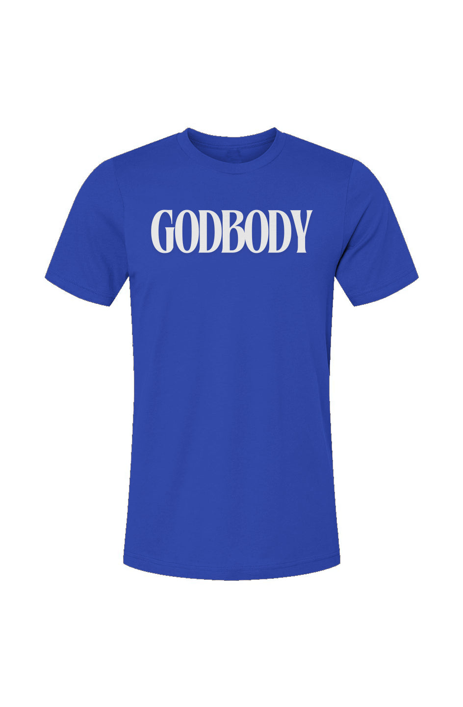 GODBODY1_TrueRoyal_Unisex Jersey T-Shirt