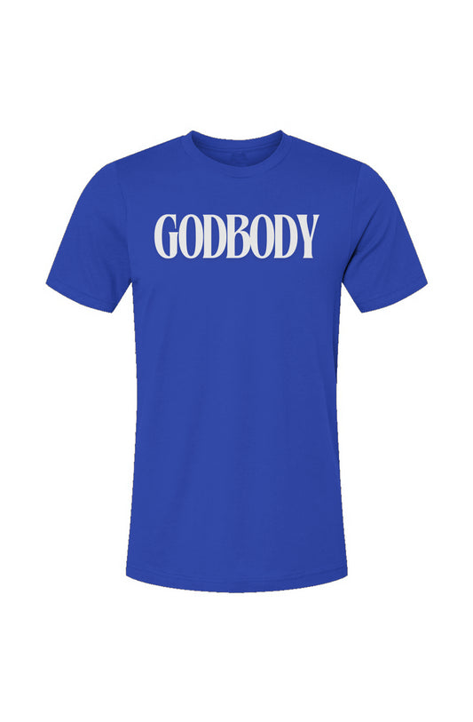 GODBODY1_TrueRoyal_Unisex Jersey T-Shirt