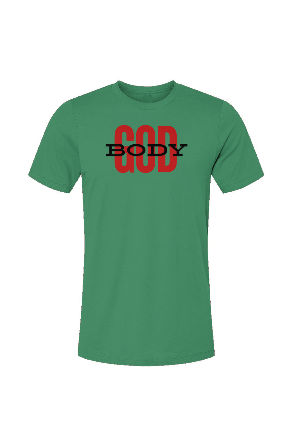 GODBODY2_Kelly_Unisex Jersey T-Shirt