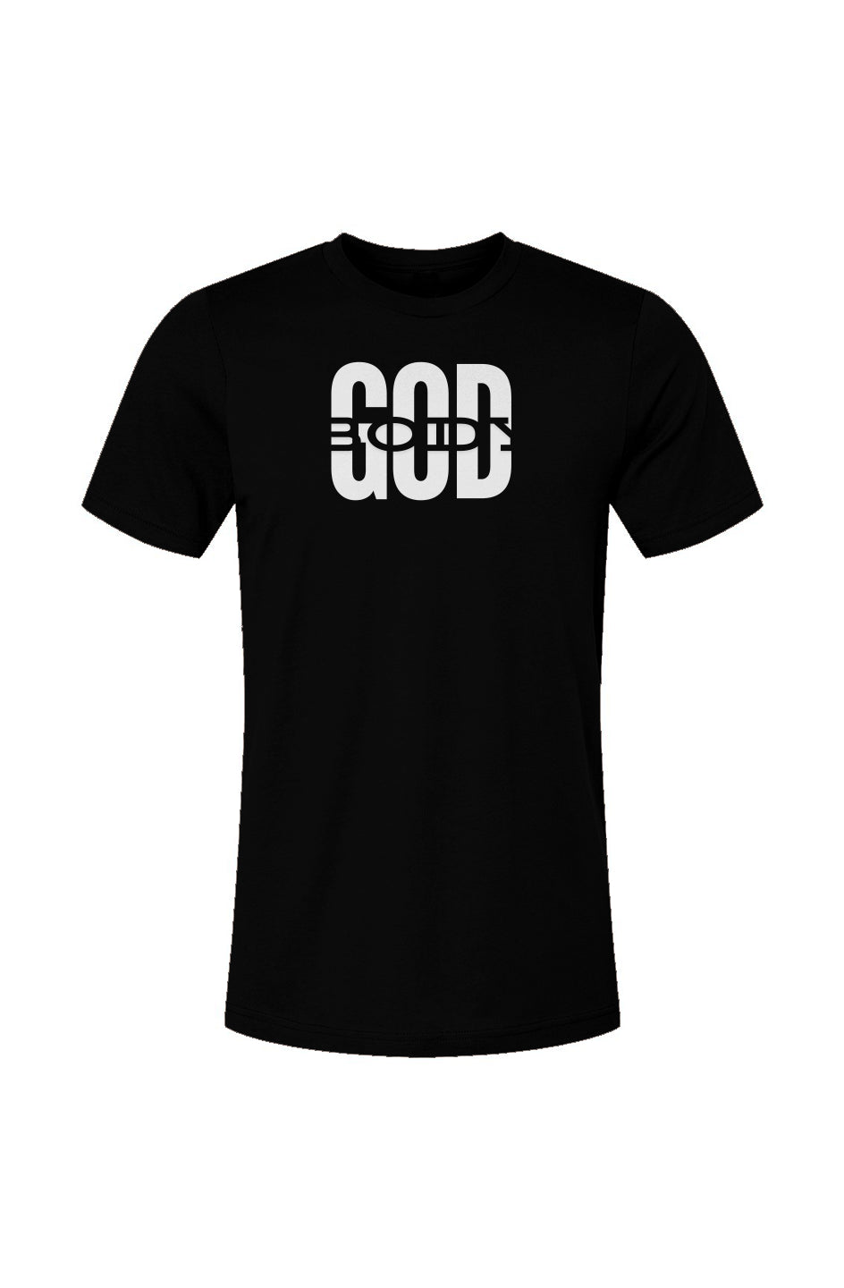 GODBODY3_Black_Unisex Jersey T-Shirt