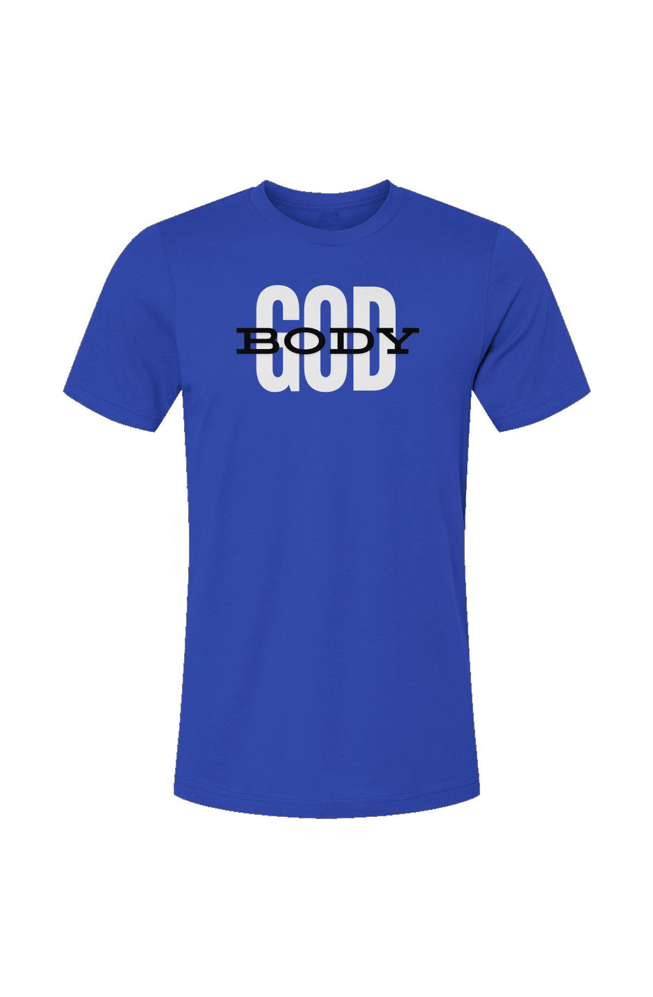 GODBODY3_TrueRoyal_Unisex Jersey T-Shirt