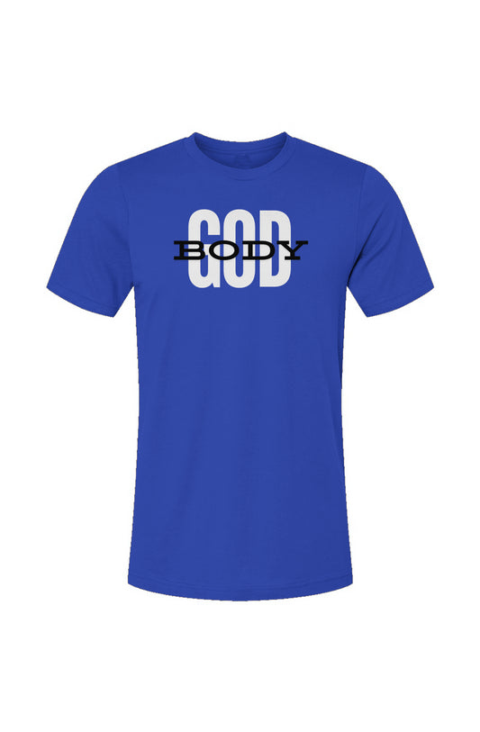 GODBODY3_TrueRoyal_Unisex Jersey T-Shirt