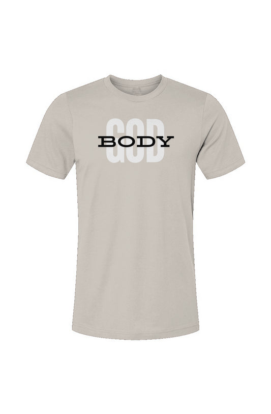 GODBODY3_VintageWhite_Unisex Jersey T-Sh