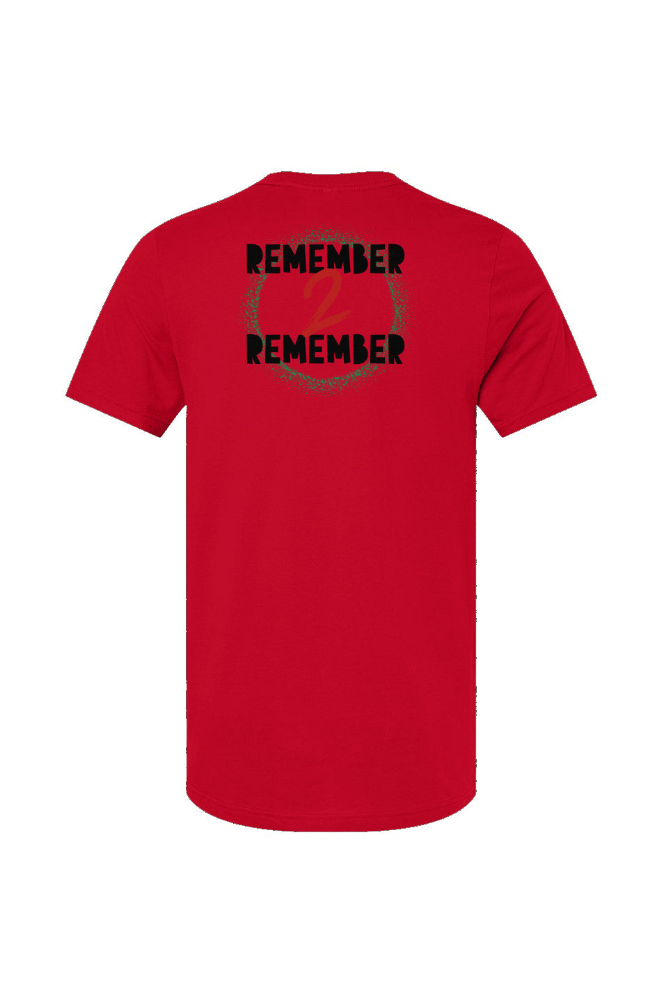 Zizmathics Remember1_Red_Unisex Jersey T-Shirt