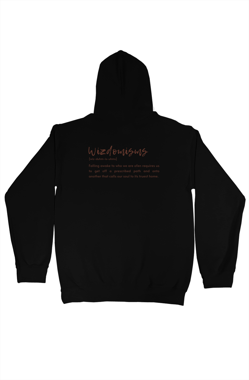 Wizdomisms_OG_(Black)gildan pullover hoody