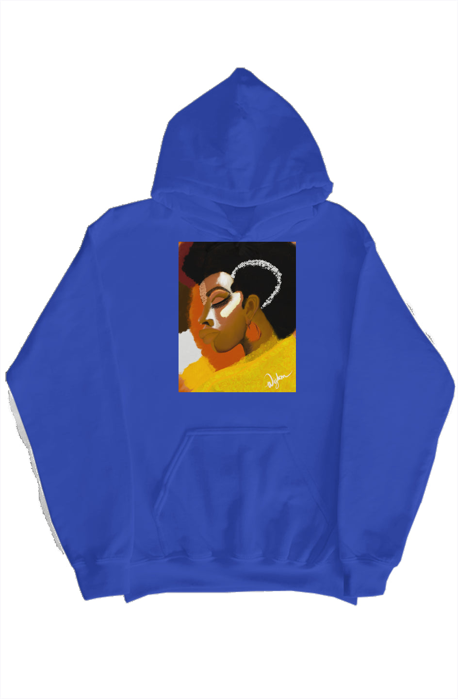 Wizdomisms_OG_Royal gildan pullover hoody