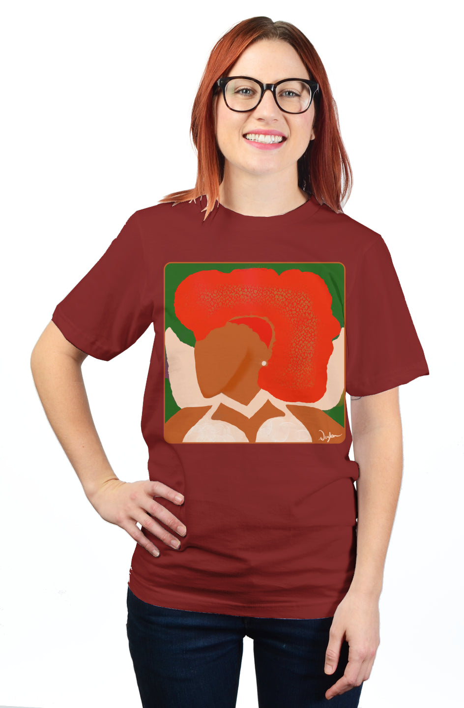 wizdomisms_she be trojan_(cardinal)unisex t shirt