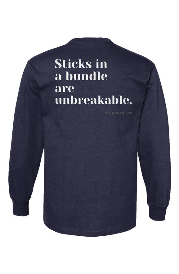BLACKADEMIA (NAVY) Unisex Heavyweight Cotton Long 