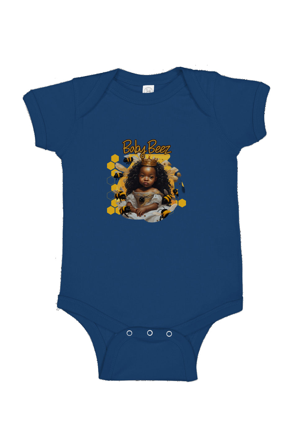 BabyBeez_1_Cursive (Royal) Infant Fine Jersey Body
