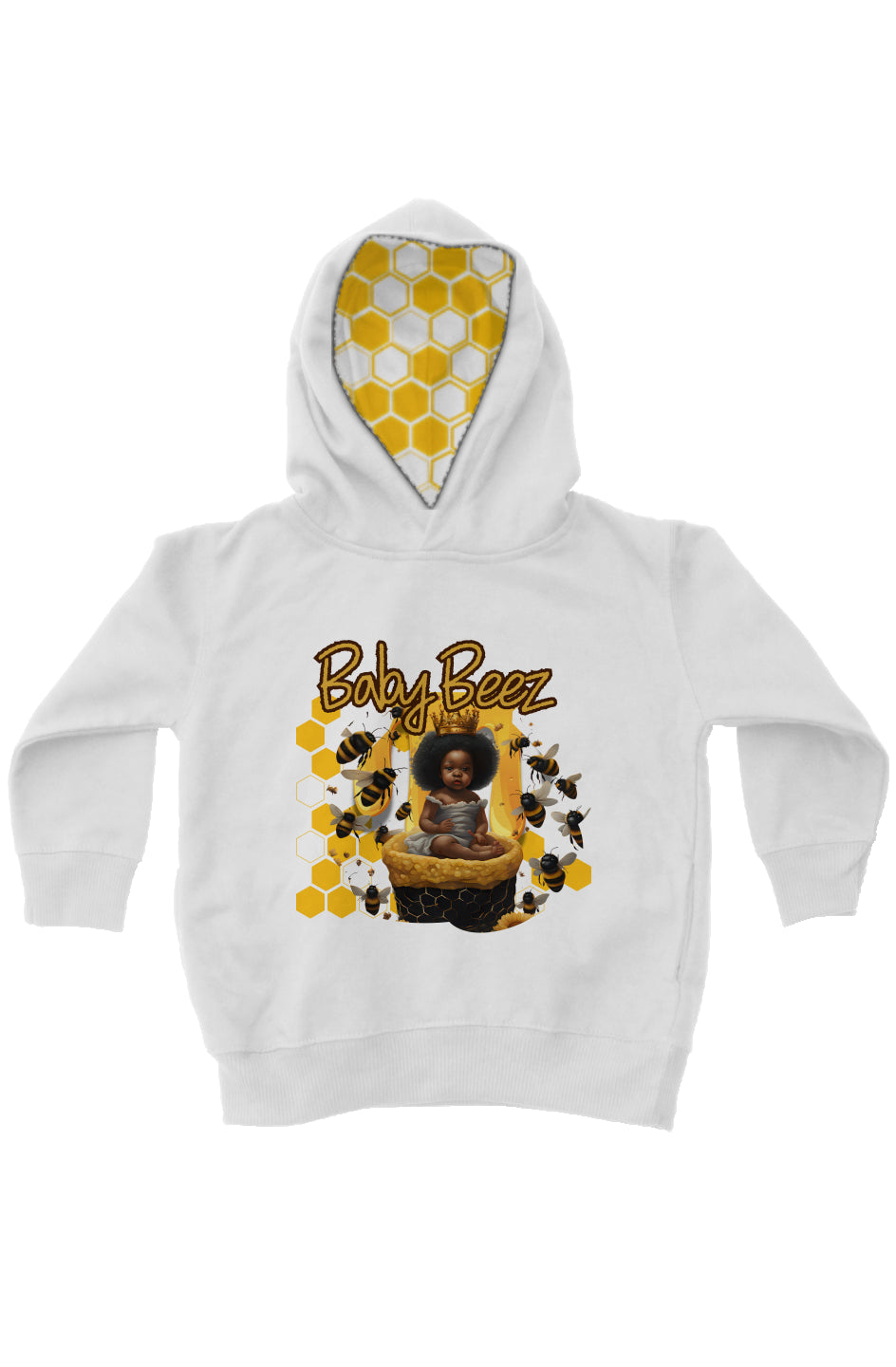 BabyBeez_2 Kids fleece pullover hoodie