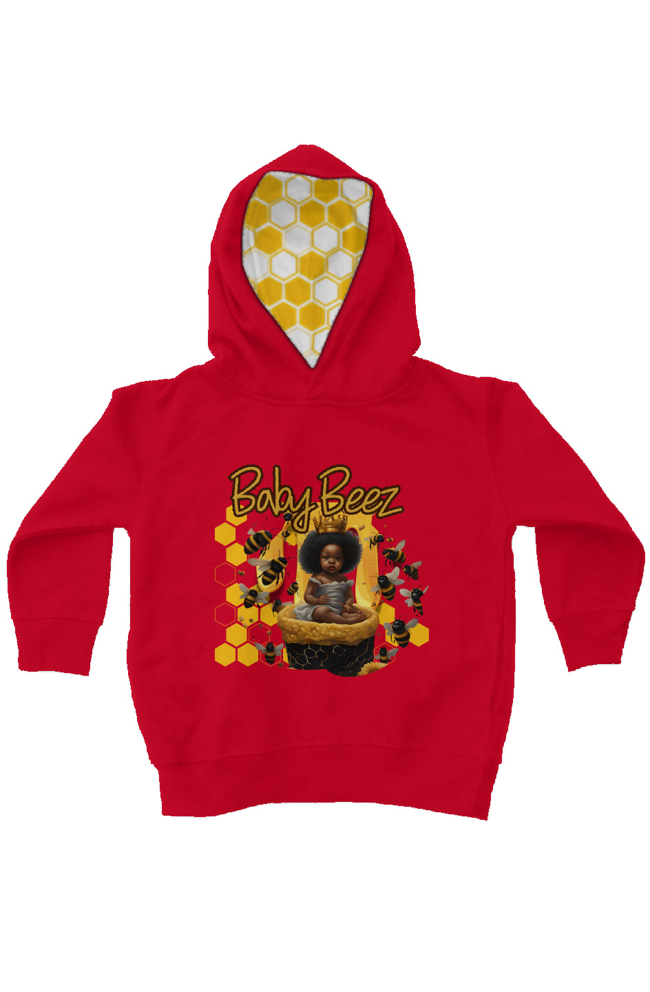 BabyBeez_2 Kids fleece pullover hoodie