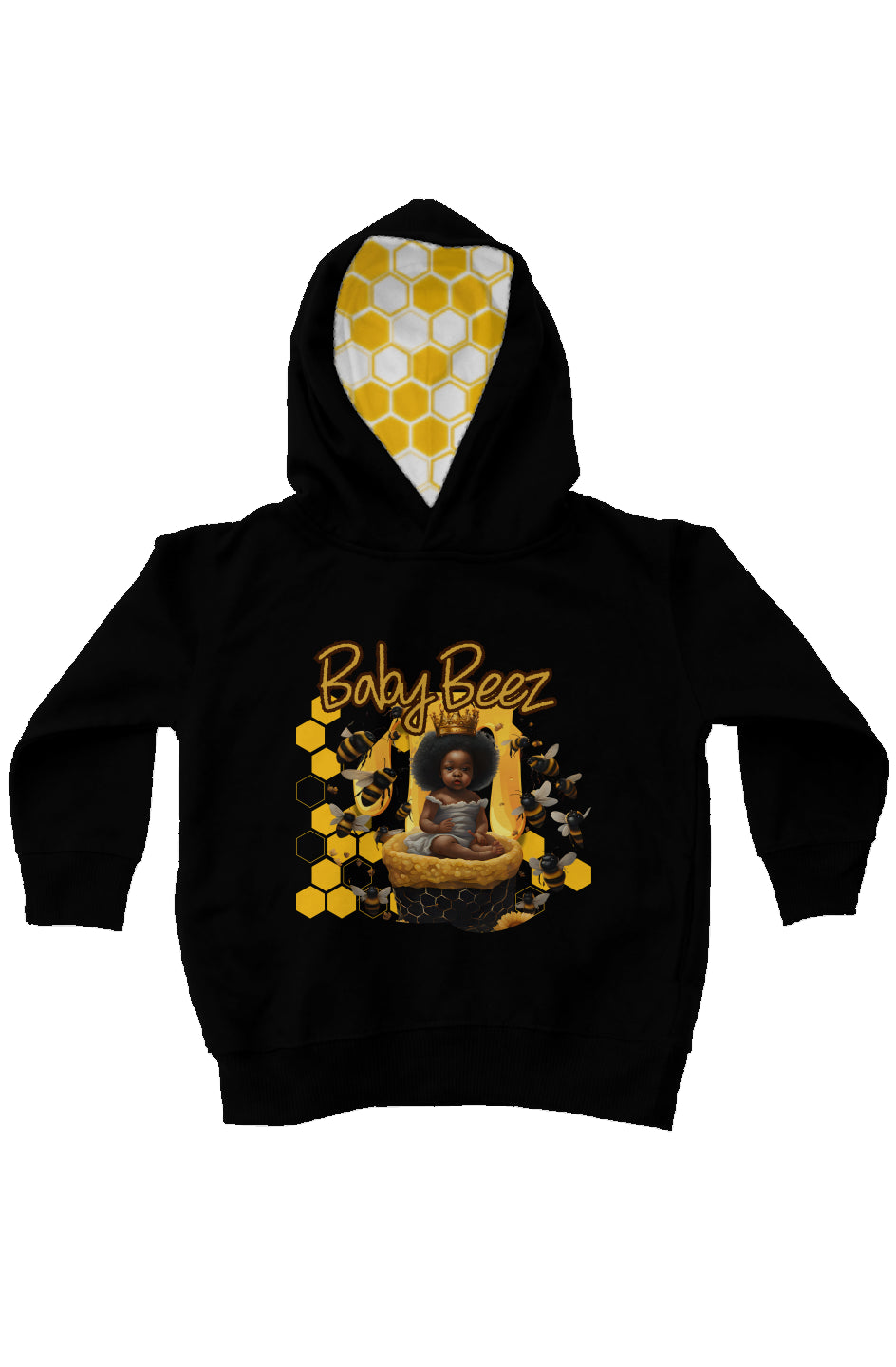 BabyBeez_2 Kids fleece pullover hoodie
