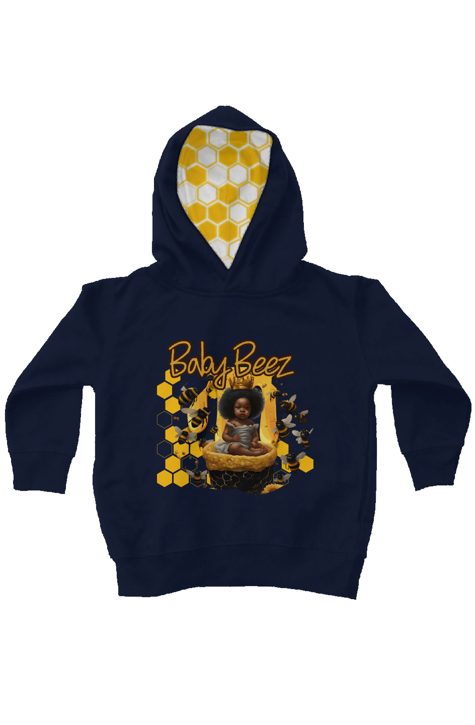 BabyBeez_2 Kids fleece pullover hoodie