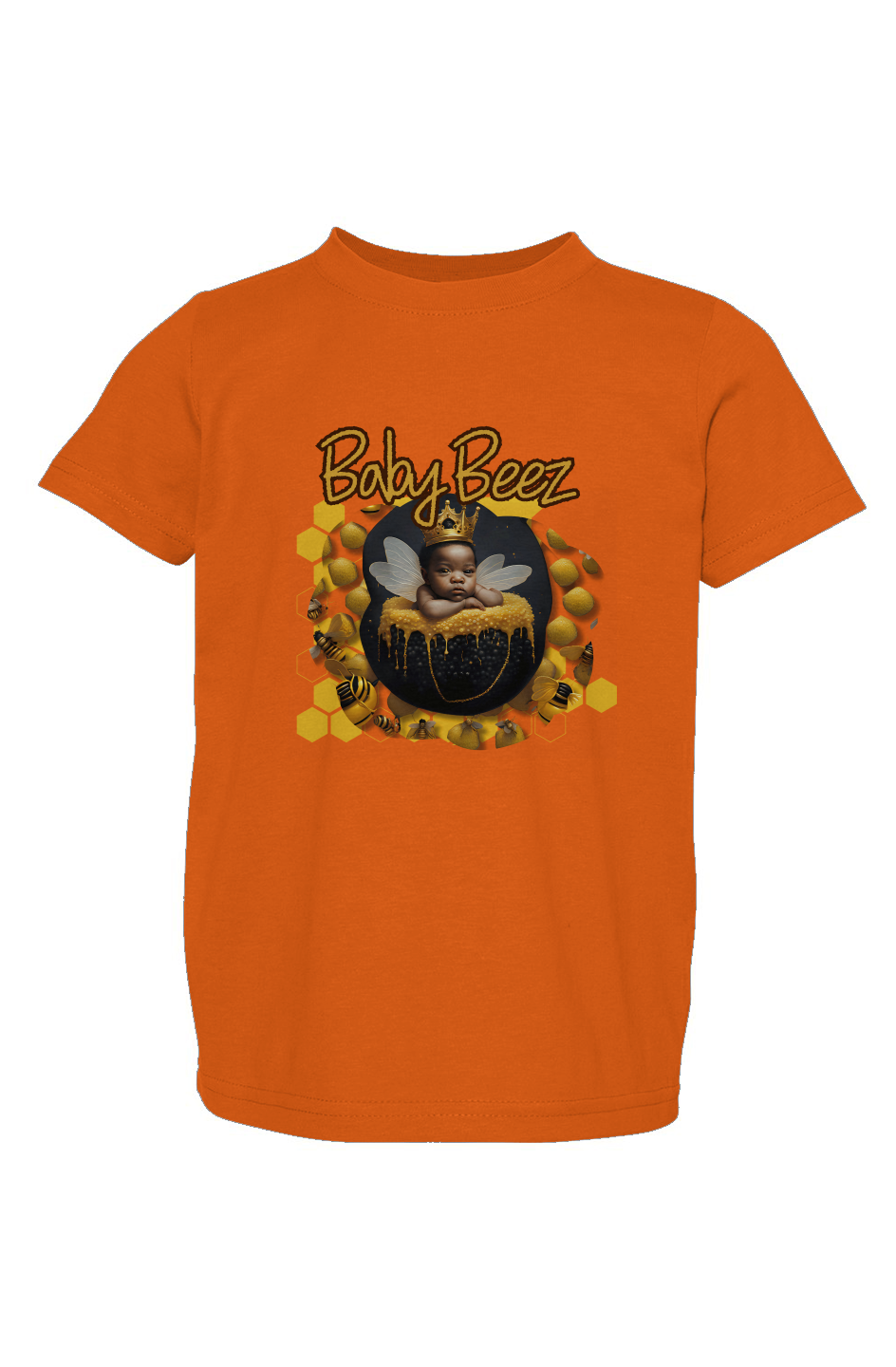 BabyBeez_3(Orange) Toddler Fine Jersey Tee