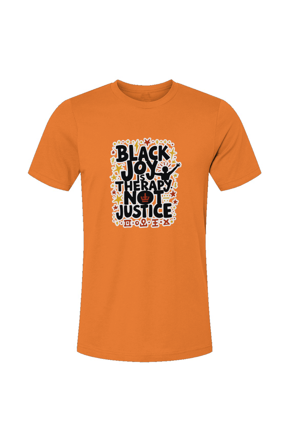 Black Joy Is Not Justice 2 (Orange) Unisex Jersey 