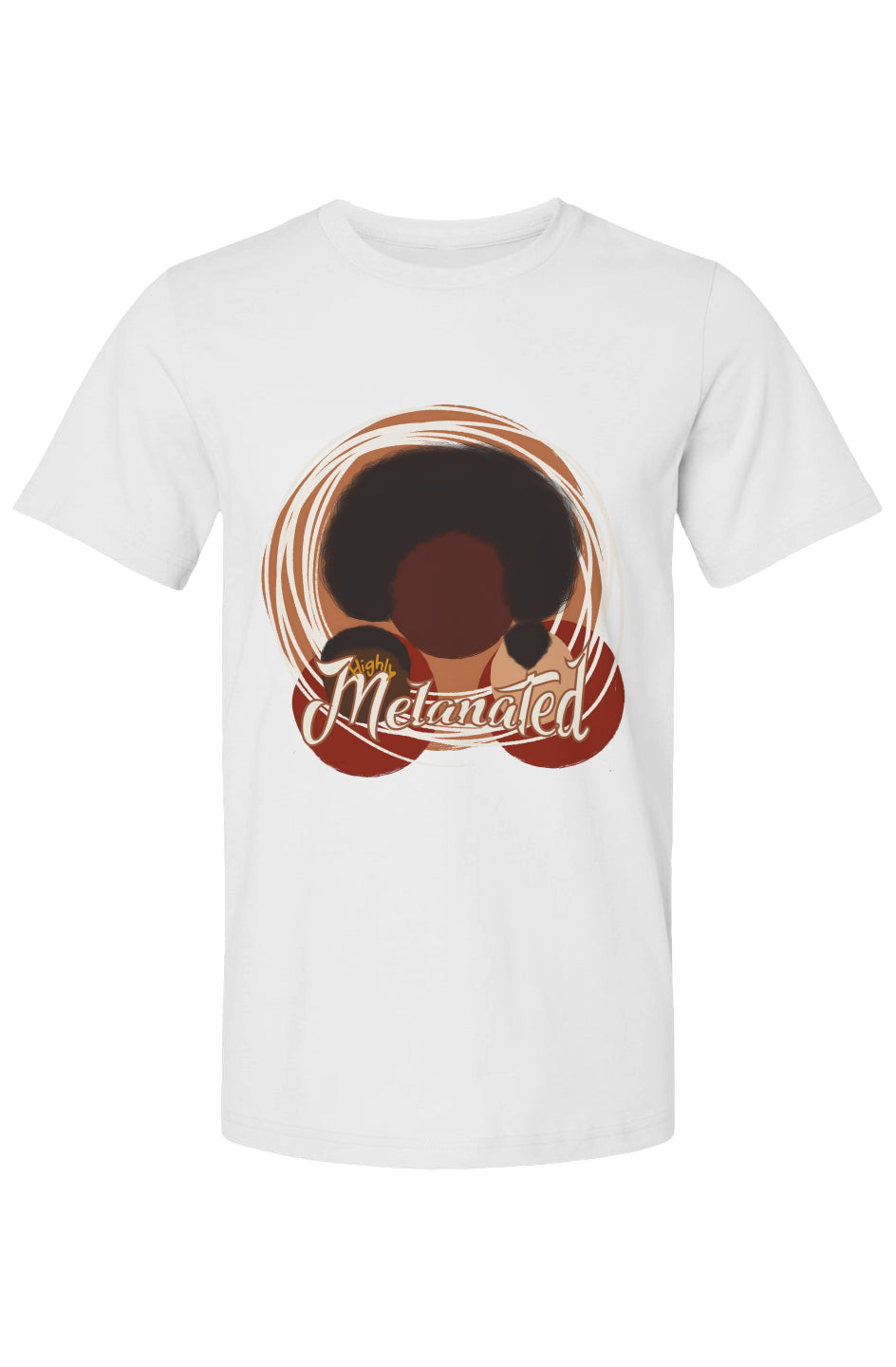 Highly Melanated Embroidered) Men's T-Shirt